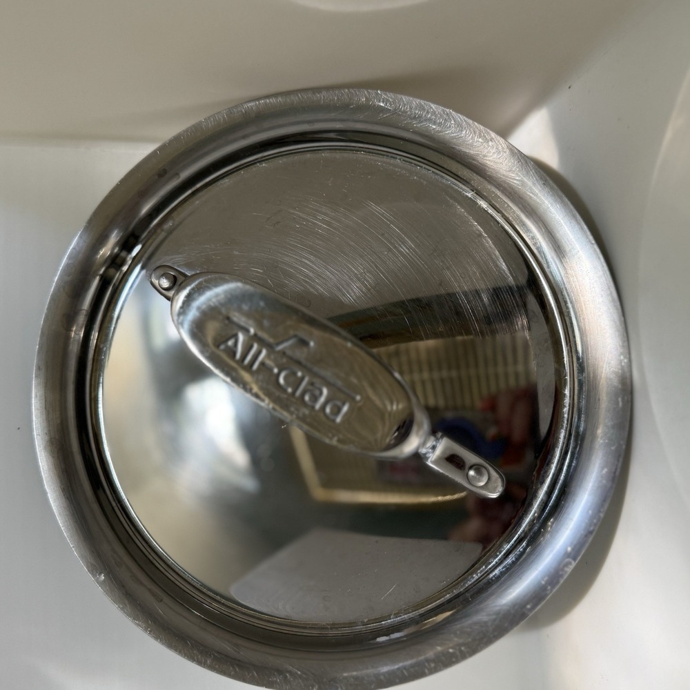 All-Clad Stainless Steel Lid 8 Inch Induction Electric Gas Compatible